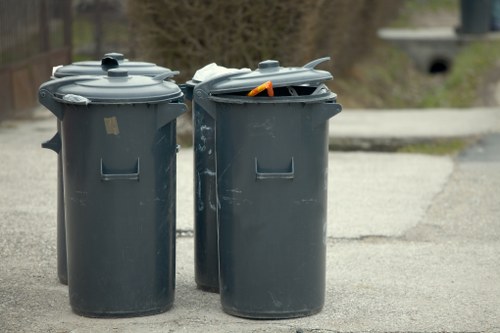 Variety of waste types collected for removal in Haringey