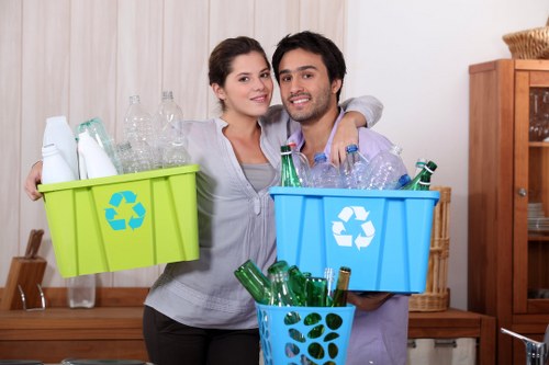 Team handling hazardous waste removal