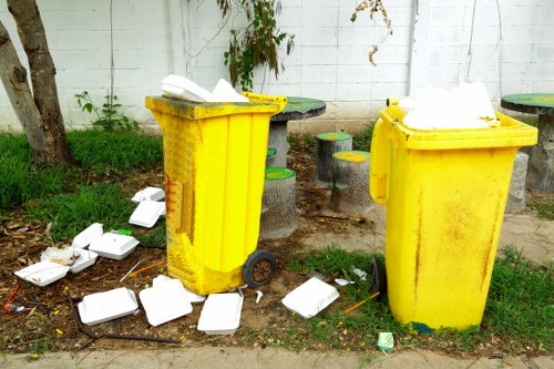 Proper disposal and recycling during garage clearance