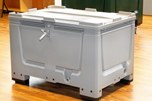 Diagram showing semantic HTML, ARIA roles and technical accessibility measures for commercial waste removal.