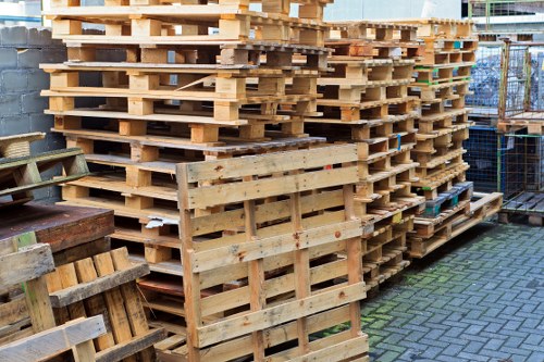 Recycling process at Haringey facility